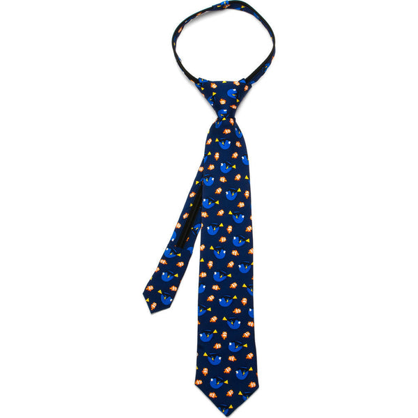 Cufflinks Disney Finding Dory Boys' Zipper Tie | Multi DP-DORY-BL-KT