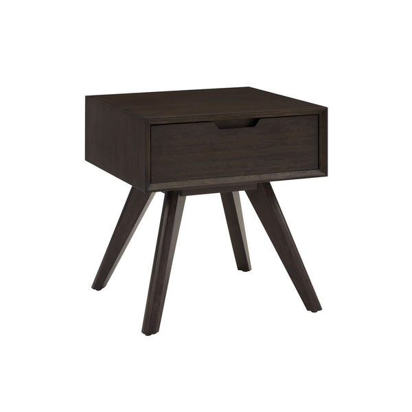 Eco Ridge Vale 1 Drawer Nightstand | Havana