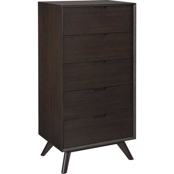 Eco Ridge Vale Five Drawer Chest | Havana