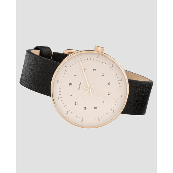 The Horse Minimal 40 mm Rose Gold Watch | Blush/Black