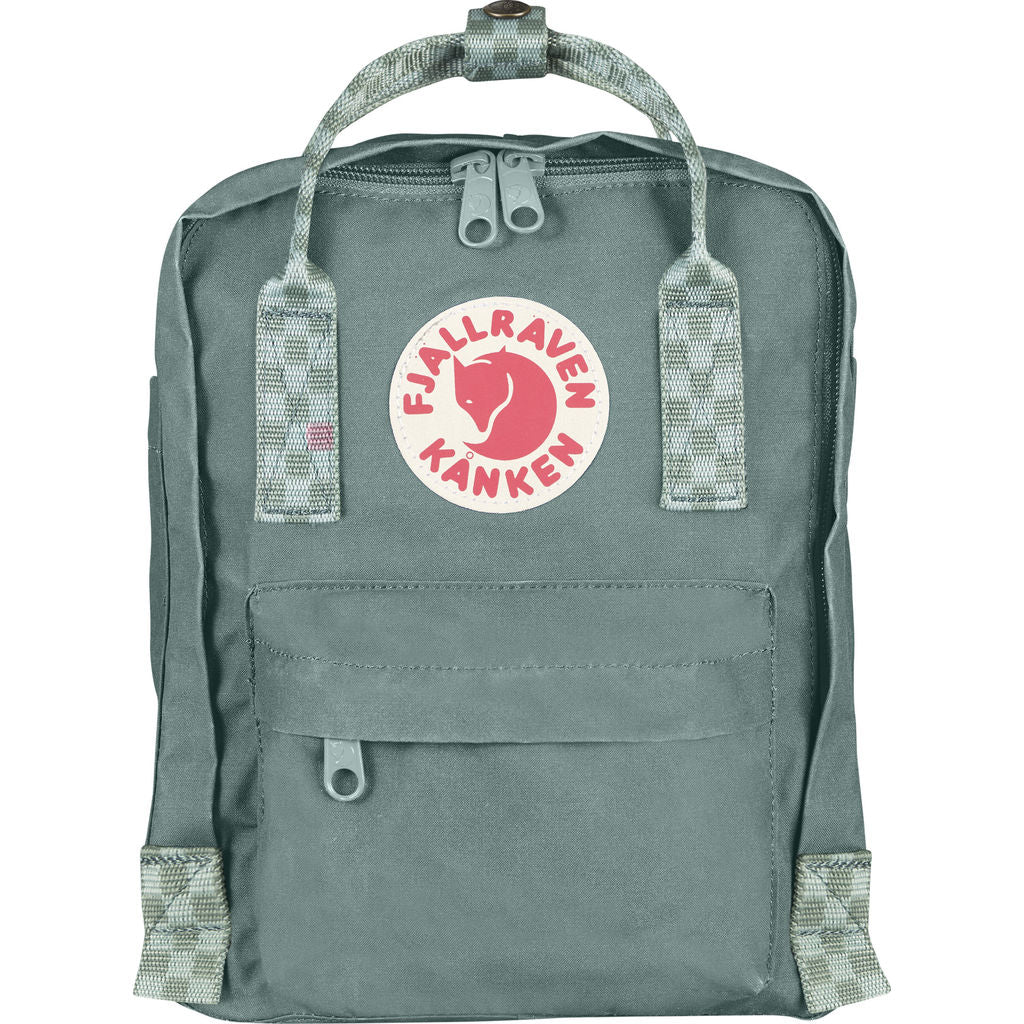 Fjällräven Kånken Mini Backpack | Frost Green/Chess Pattern – Sportique