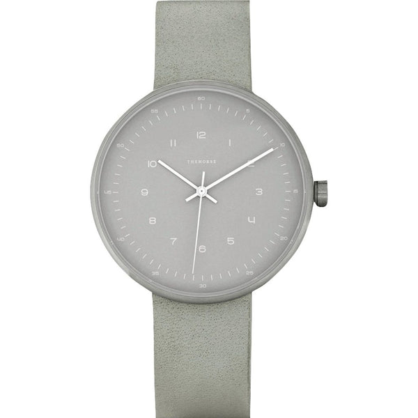 The Horse Minimal 40 mm Silver Watch | Grey/Grey