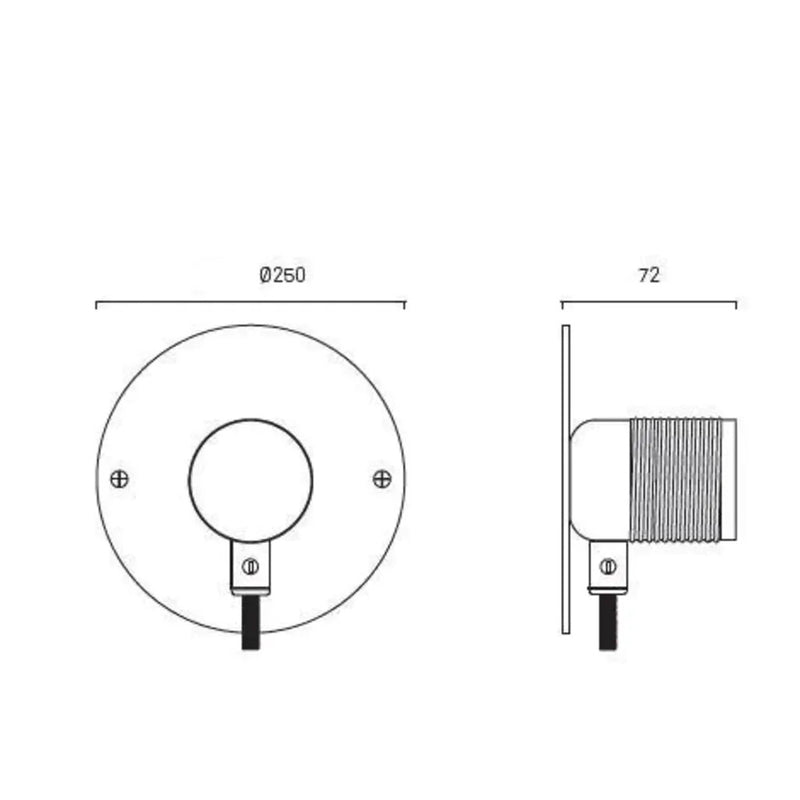 FRAMA E27 Wall Light | Medium (ø25 cm)