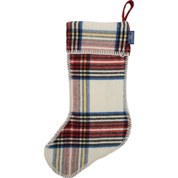 Faribault Stewart Plaid Stocking | White- BASPRD1393