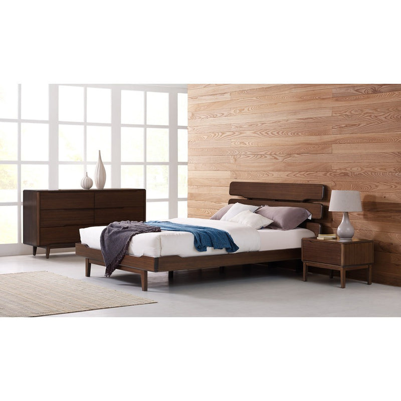 Greenington Currant Queen Platform Bed | Black Walnut G0026BL