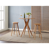 Greenington Mimosa Height Stool (Set of 2) | Caramelized