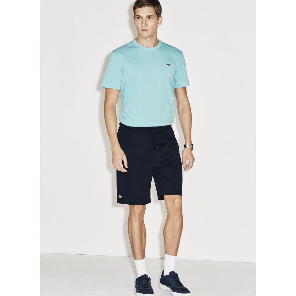 Lacoste Sport Men's Fleece Tennis Shorts in Navy Blue – Sportique