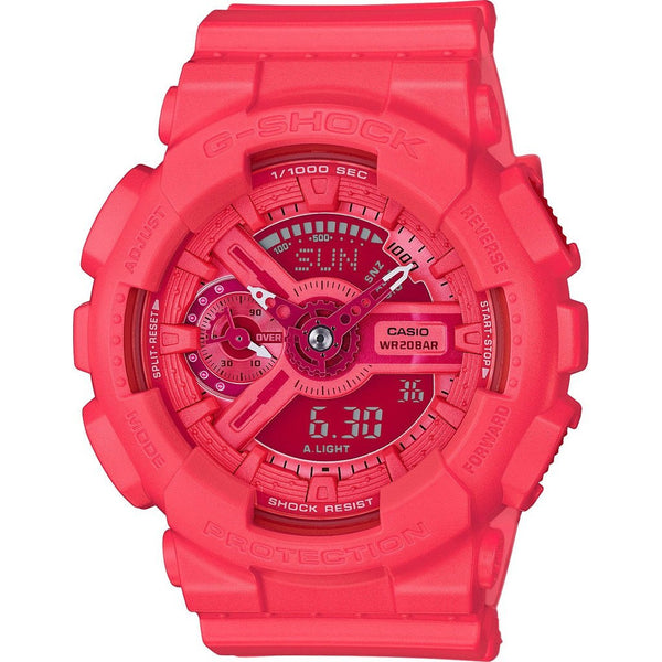 Casio G-Shock S Series GMAS110VC-4ACR Watch | Bright Vivid Light Pink