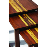 Greenington Magnolia Nesting Tables | Exotic Tiger GT0604E