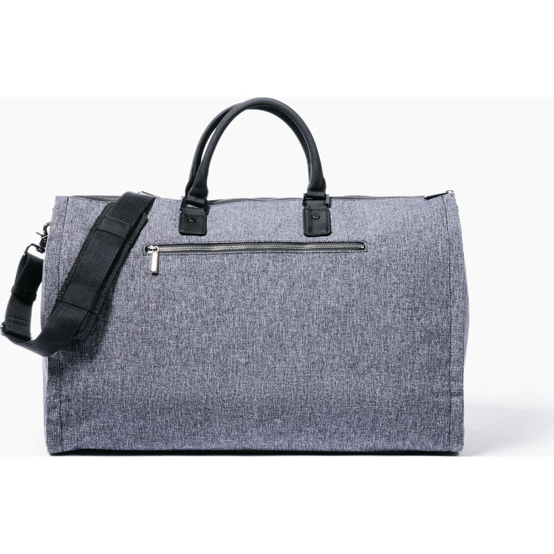 Hook & Albert Melange Fabric Garment Weekender | Gray GWBFBR-GRY-OS