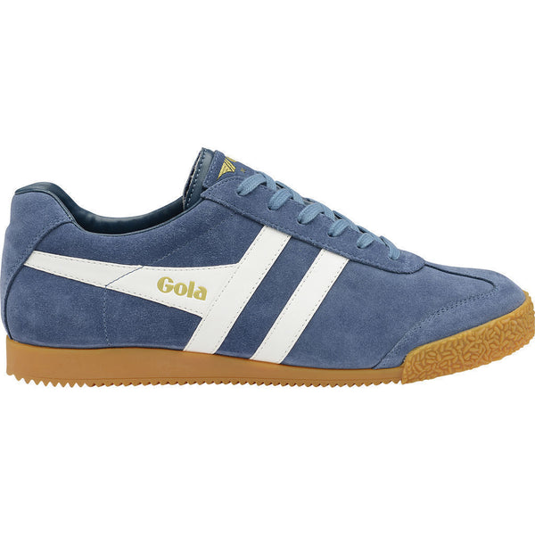 Gola Men's Harrier 50 Suede Sneakers | Baltic/White