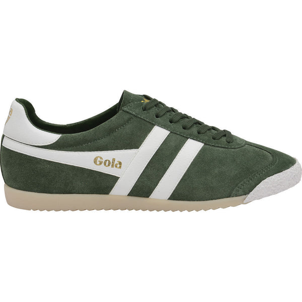 Gola Men's Harrier 50 Suede Sneakers | Green/White