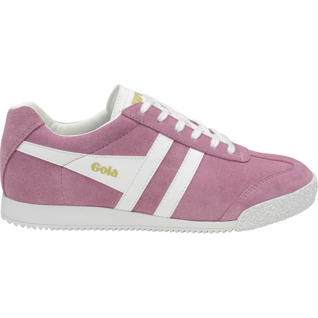 Gola Women's Harrier Suede Sneakers Dusky Pink/White – Sportique