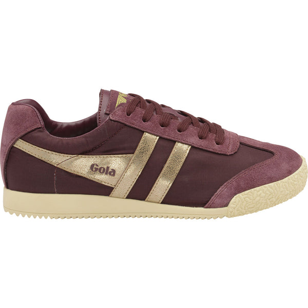 Gola Women's Harrier Nylon | Windsor Wine/Gold- CLA176RY903 05