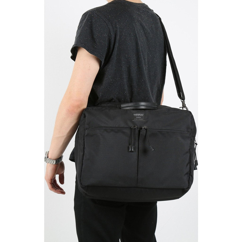 Sandqvist Henry 3-Way Briefcase Black – Sportique