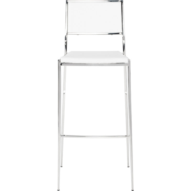 Nuevo Aaron Bar Stool | White