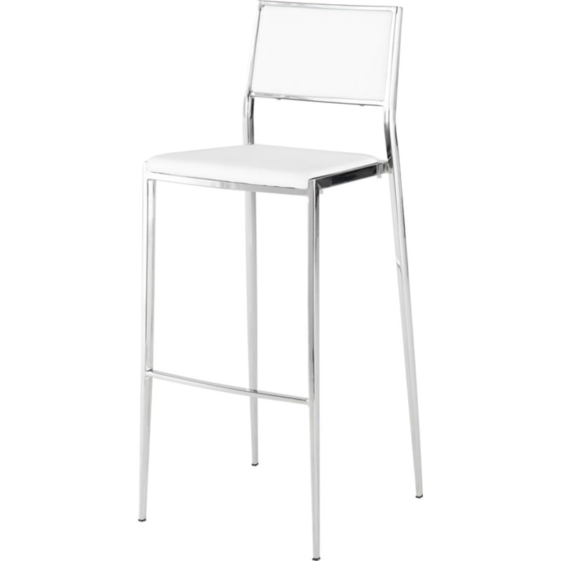 Nuevo Aaron Bar Stool | White