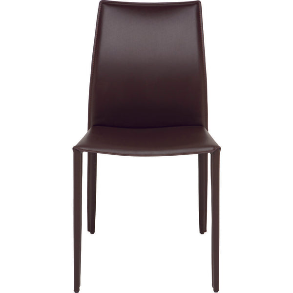 Nuevo Sienna Dining Chair | Brown Leather