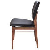 Nuevo Dael Dining Chair | Ash Stained American Walnut / Black HGGO118