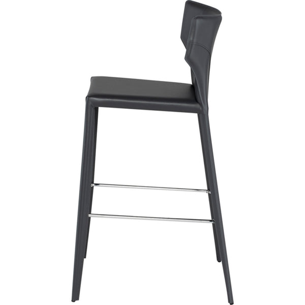 Nuevo Wayne Bar Stool | Dark Grey