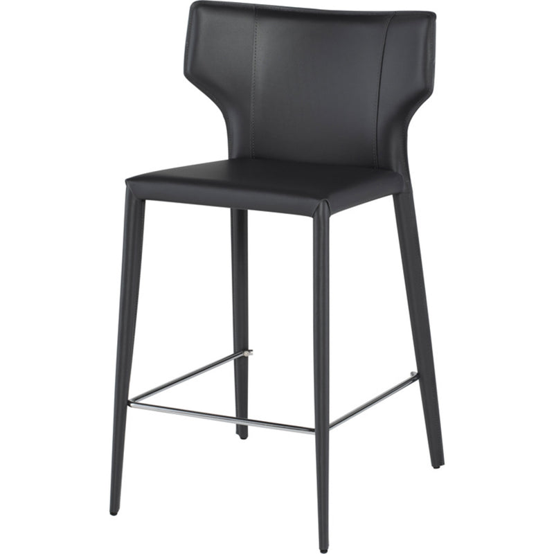 Nuevo Wayne Counter Stool | Dark Grey