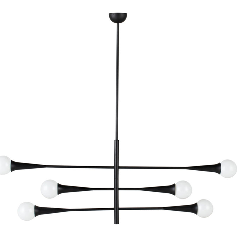 Nuevo Orion 3 Pendant Lighting | Black