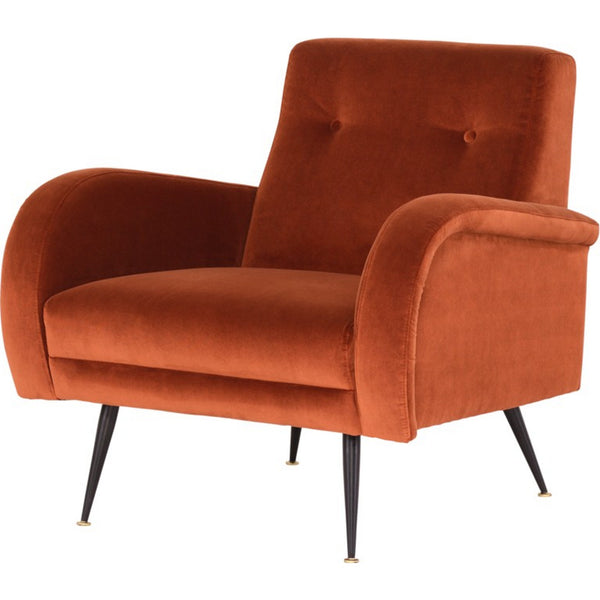 Nuevo Hugo Occasional Chair | Rust