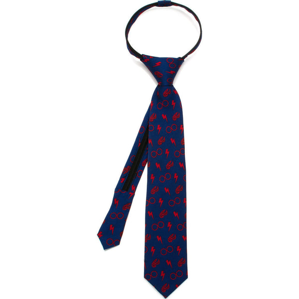 Cufflinks Harry Potter Harry Potter Navy Blue Boys' Zipper Tie | Navy Blue HP-ICONS-BL-KT