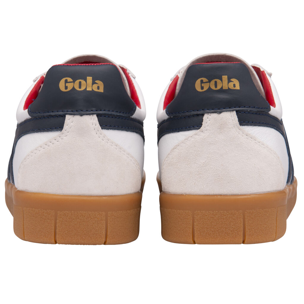 Buy Gola Mens Hurricane sneakers in orange/black/gum online at gola