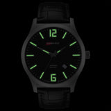 Isobrite Grand Slimline ISO902 Black Watch | Leather