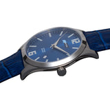 Isobrite Grand Slimline ISO903 Blue Watch | Leather