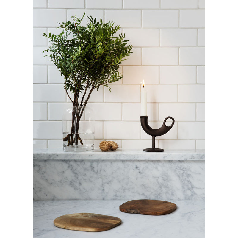 Nedre Foss Cast Iron Ildhane Candleholder-NF-ILD