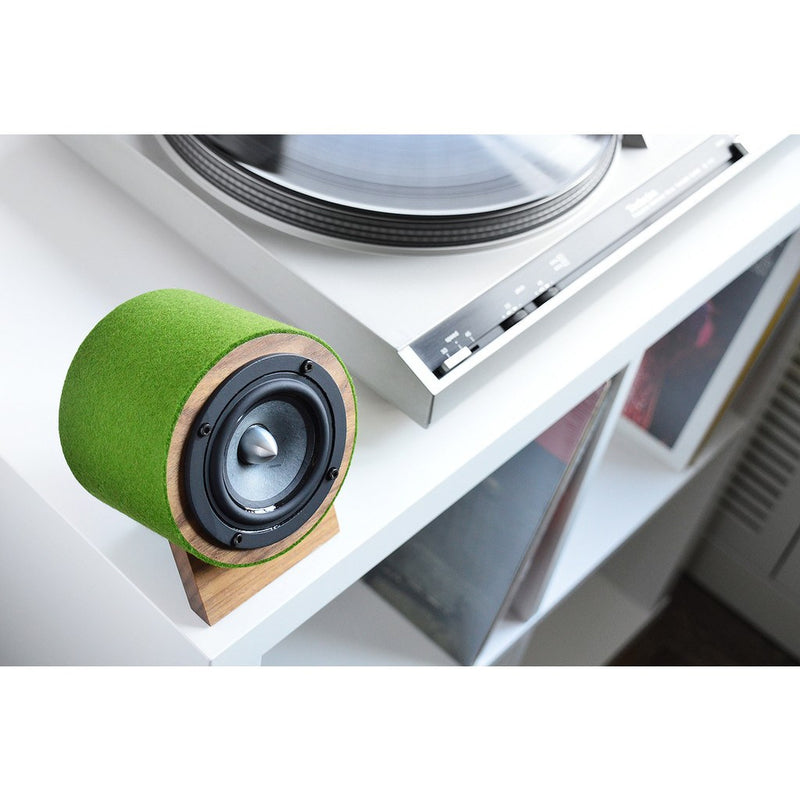 Well Rounded Sound Jack Terrier 2 Speaker Set | Walnut/Green JT2 W/G