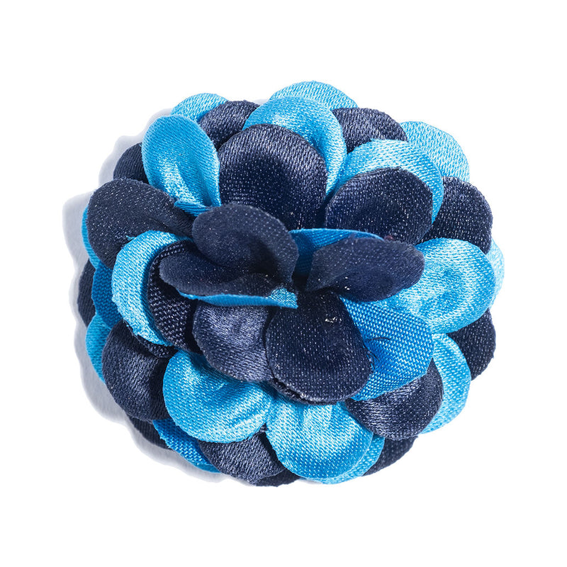 Hook & Albert Labrador Large Lapel Flower | Black LFSDL15F-BLNY-OS