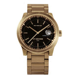 LEFF Amsterdam S42 Tube Date Watch | Brass/Black