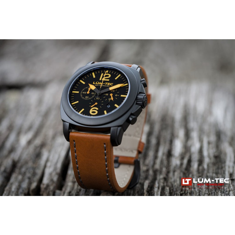 Lum-Tec M73 Watch | Leather Strap