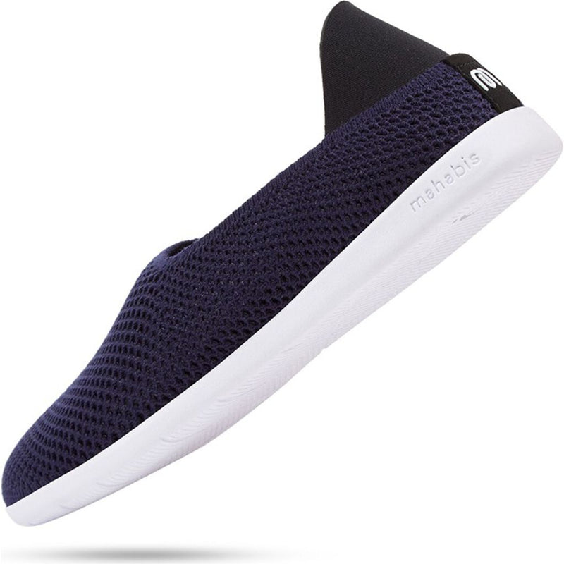 Mahabis Breathe Lightweight Slipper| Navy/White