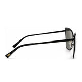 Diff Eyewear Becky Sunglasses | Matte Black + Gold Mirror Lens