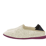 Mahabis classic Slipper | Stone/Purple