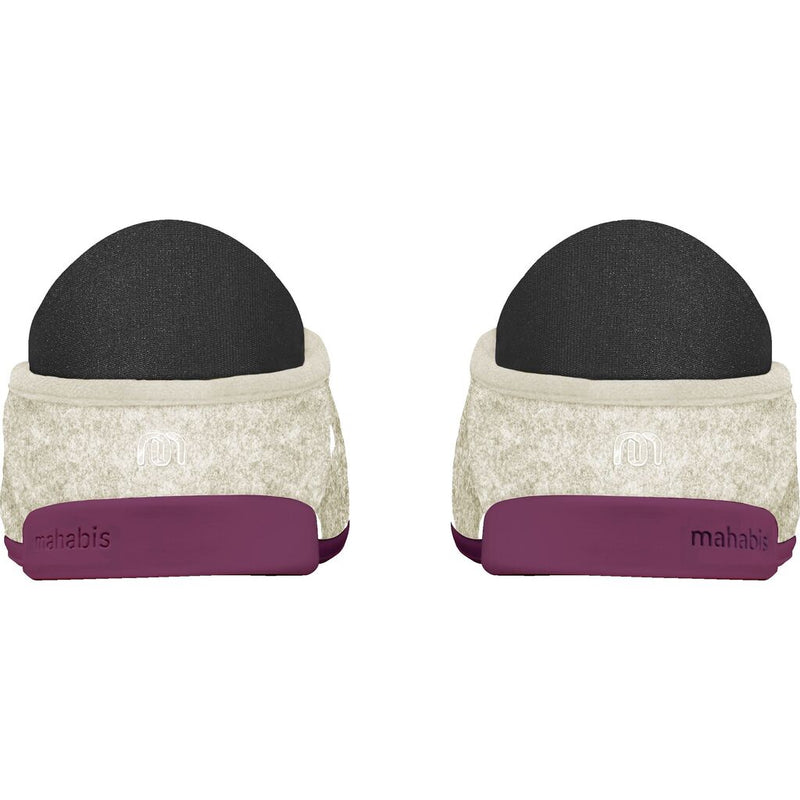 Mahabis classic Slipper | Stone/Purple