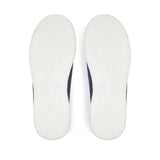 Mahabis Curve Canvas Slippers | Navy/White