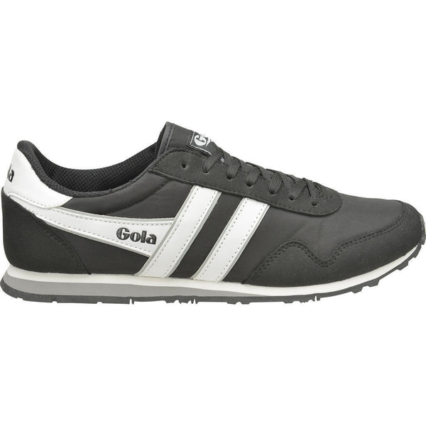 Gola Men's Monaco Trainer Sneakers | Black/White/Grey