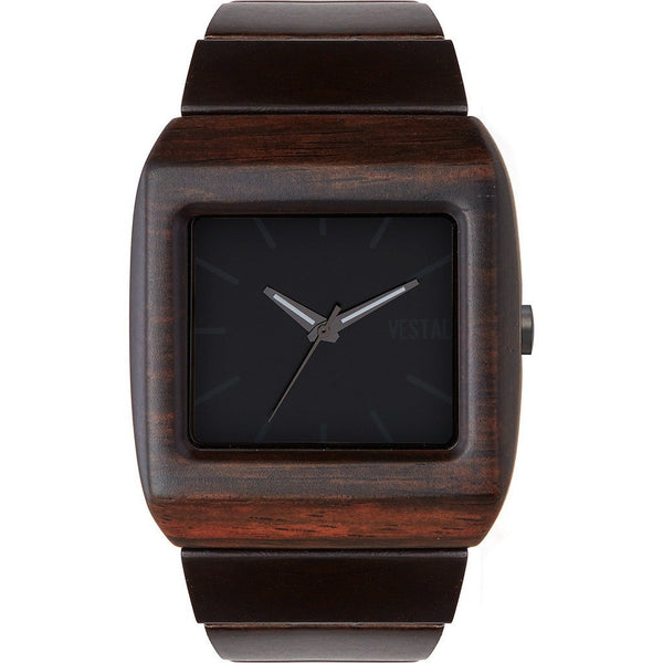 Vestal Muir Wood Watch | Ebony With Adjustable Links MWD3W02