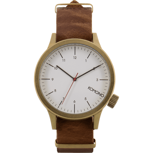 Komono Magnus Watch | Saddle Brown KOM-W1931