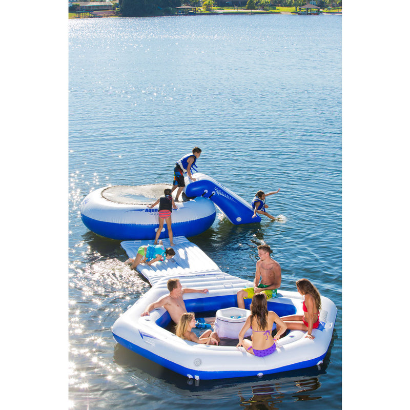 Aquaglide Malibu Aquapark Inflatable Swim Platform | Blue/White 58-5214018