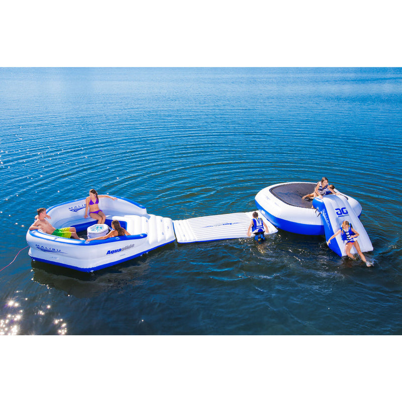 Aquaglide Malibu Aquapark Inflatable Swim Platform | Blue/White 58-5214018