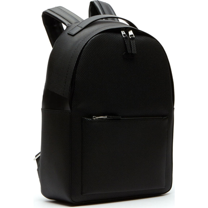 Lacoste Chantaco Matte Pique Leather Backpack in Black – Sportique