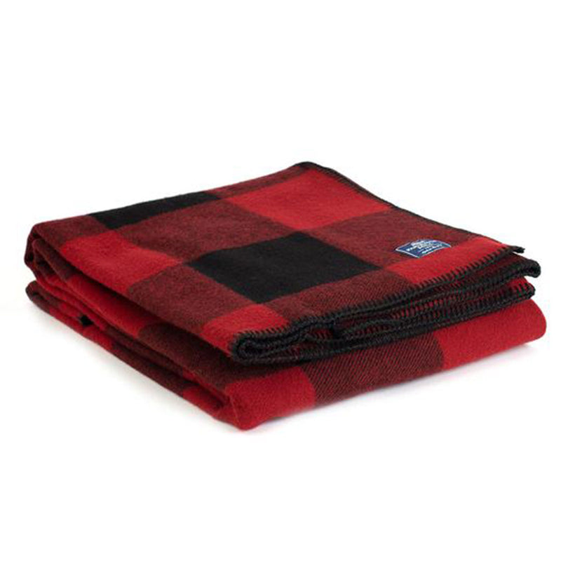 Faribault Oversized Buffalo Check Throw | Wool