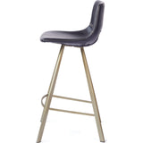 ION Design Hopkins Counter Stool | Matte Black/Brass P-25003