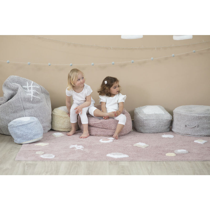 Lorena Canals Square Marshmallow Pouffe